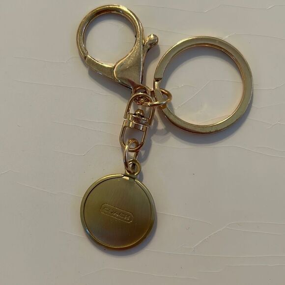 Coach Gold Tone Keychain - Picture 3 of 3